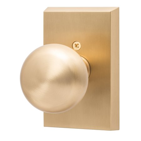 SURE-LOC HARDWARE Sure-Loc Hardware Oakley Passage Knob, Satin Brass OK101 SB